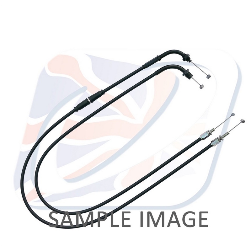 Throttle cables (pair) Venhill featherlight schwarz