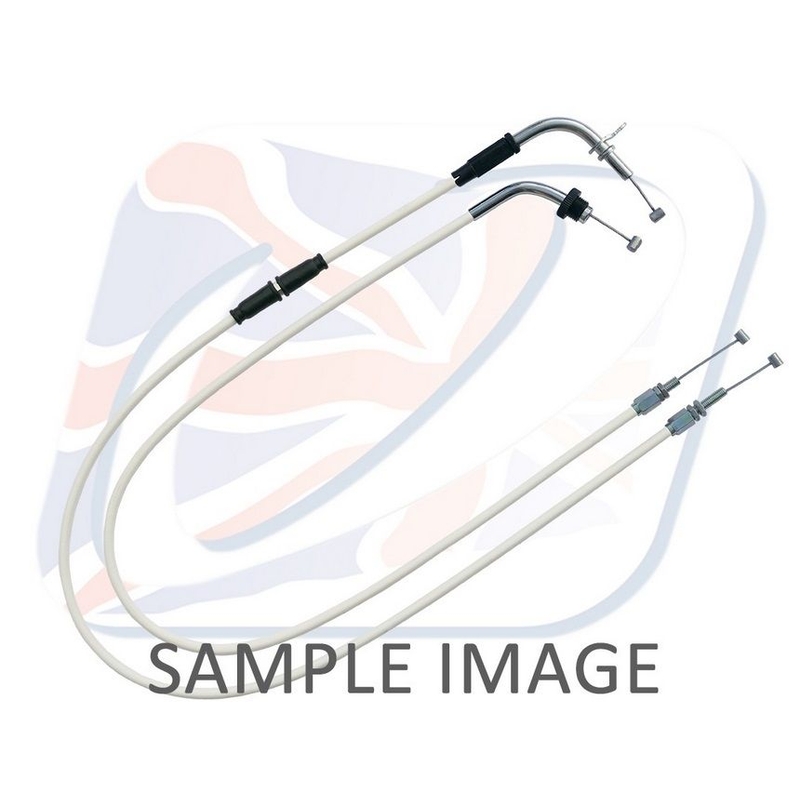 Throttle cables (pair) Venhill featherlight weiß