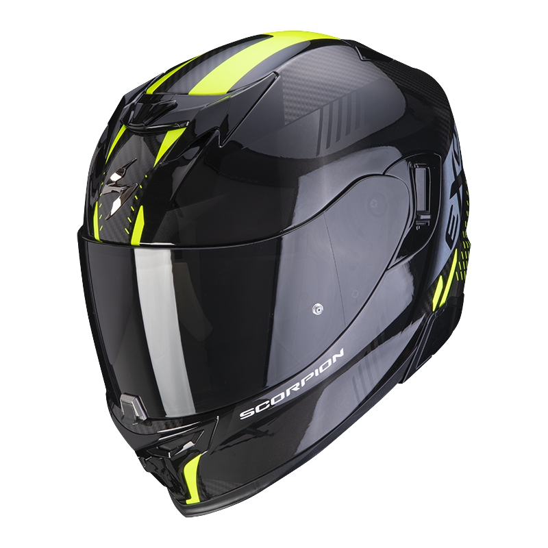 Integral Motorradhelm Scorpion EXO-520 EVO Air Laten schwarz-fluo gelb