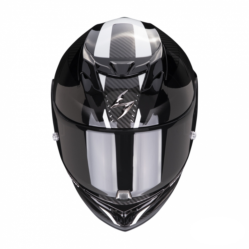 Integral Motorradhelm Scorpion EXO-520 EVO Air Laten schwarz und weiß