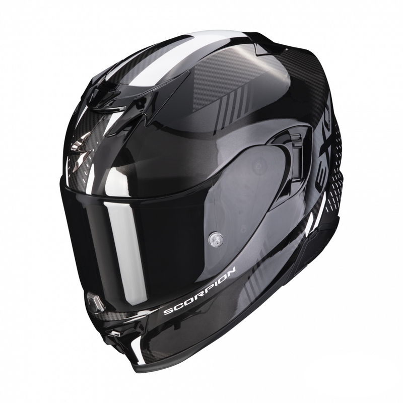 Integral Motorradhelm Scorpion EXO-520 EVO Air Laten schwarz und weiß