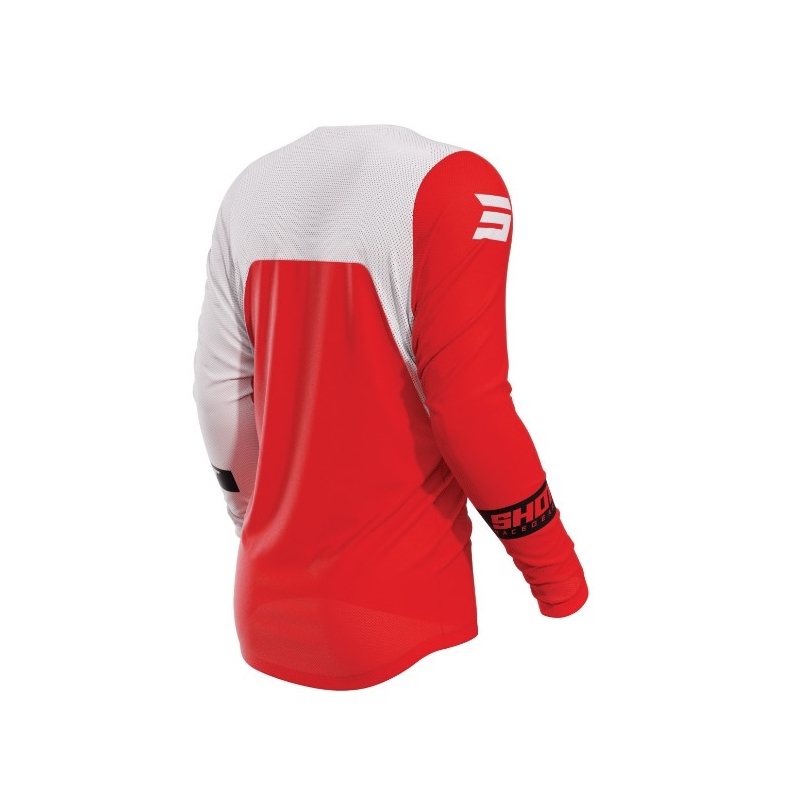 Motocross Trikot Shot Contact Scope rot und weiß Ausverkauf
