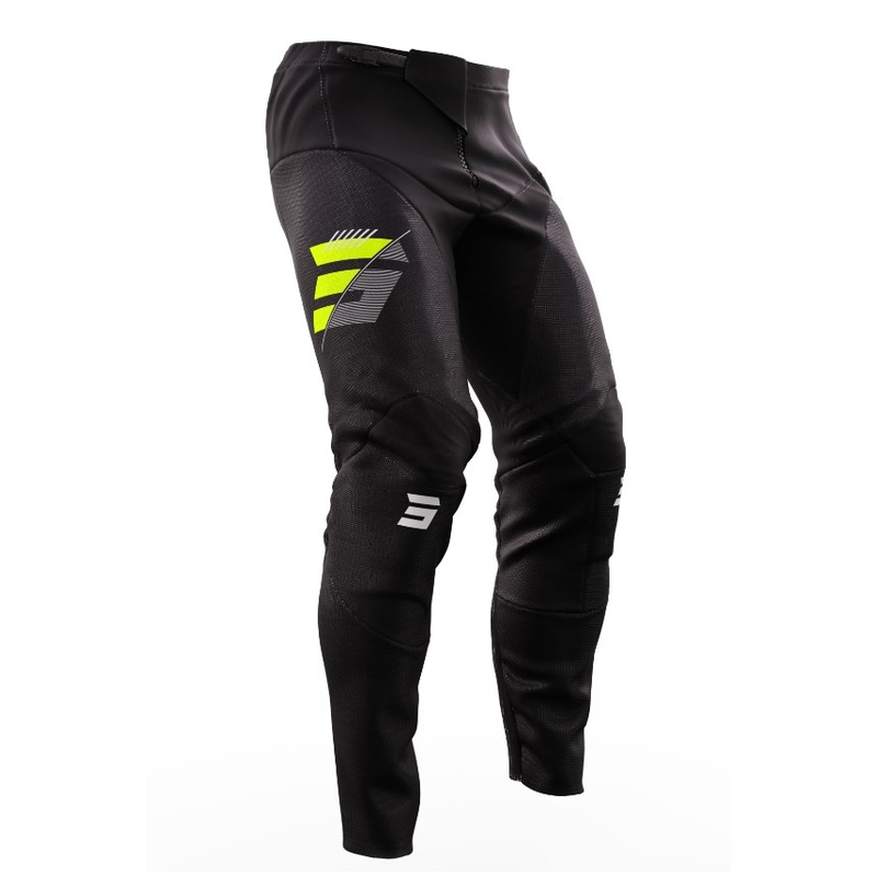 Motocross-Hose Shot Contact Speck schwarz-fluorgelb Ausverkauf