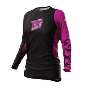 Damen Motocross Trikot Shot Contact Shelly 2.0 schwarz und rosa