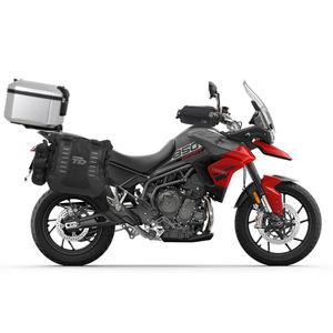 Complete set of SHAD TERRA TR40 adventure saddlebags and SHAD TERRA aluminium 37L topcase, including mounting kit SHAD TRIUMPH Tiger 900