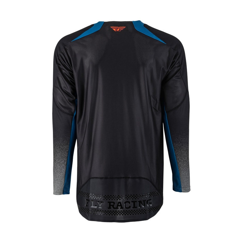 Motocross-Trikot FLY Racing Evolution DST. blau-grau-schwarz Ausverkauf