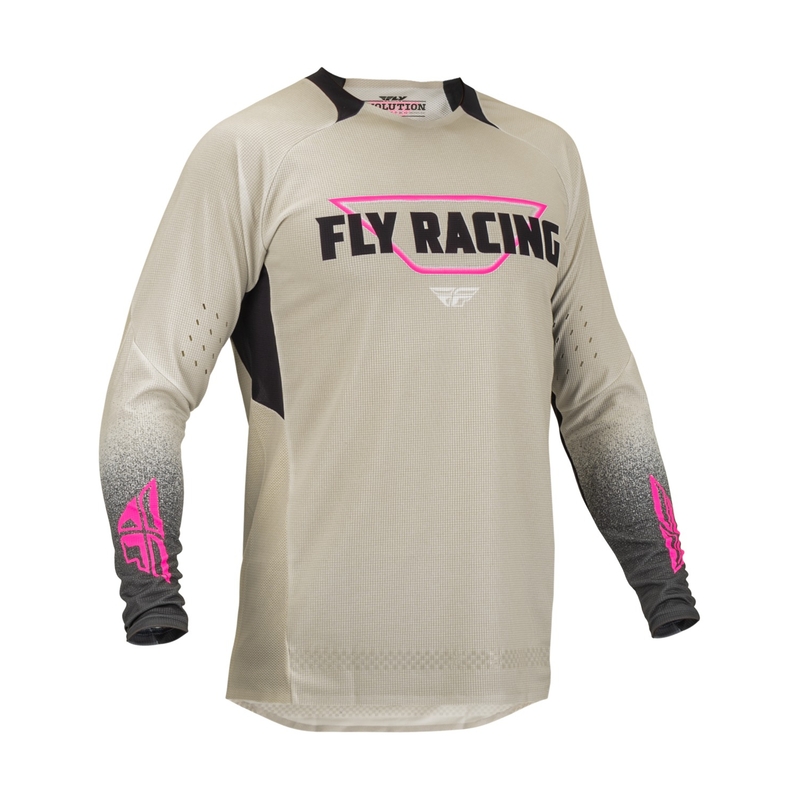 Motocross Trikot FLY Racing Evolution DST. schwarz-pink-beige