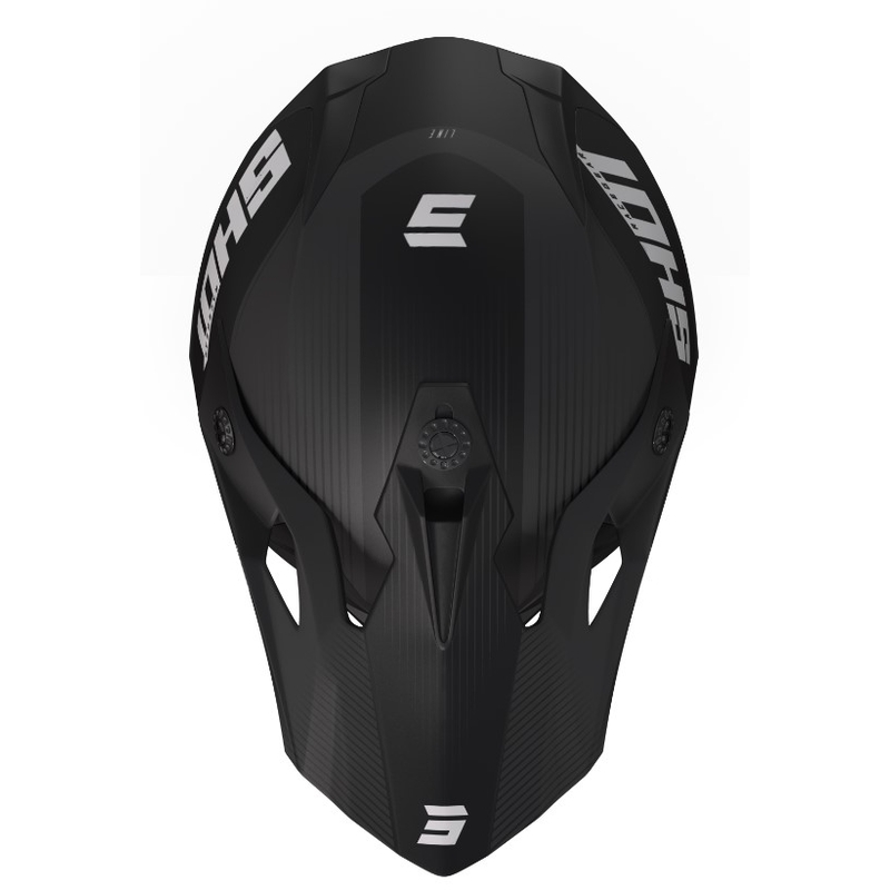 Motocross-Helme Shot Pulse Line grau-matt