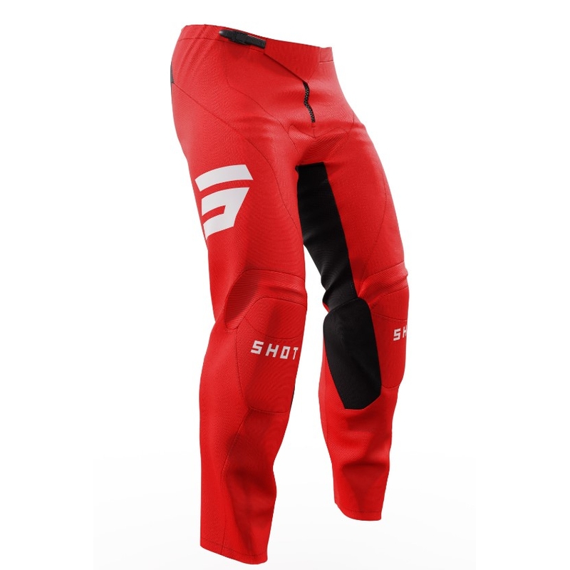 Shot Raw Escape Motocross-Hose Schwarz und Rot Ausverkauf