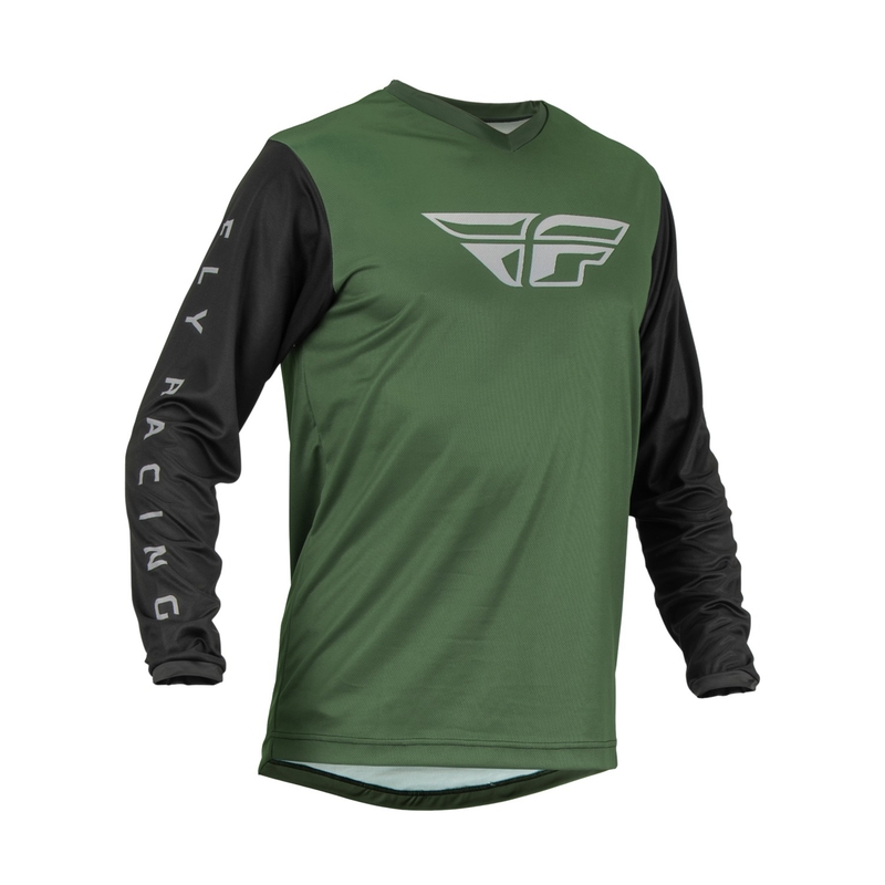 Motocross Trikot FLY Racing F-16 2023 grün-schwarz