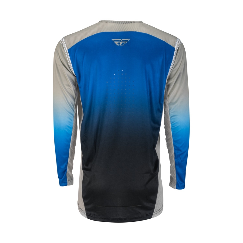 Motocross Trikot FLY Racing Lite 2023 blau-grau-schwarz Ausverkauf