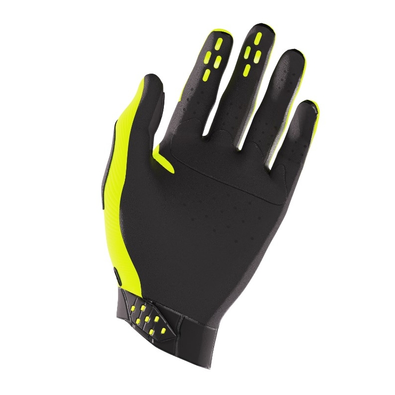 Motocross-Handschuhe Shot Race schwarz-fluorgelb Ausverkauf