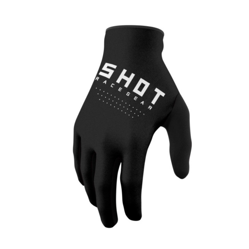 Motocross-Handschuhe Shot Raw schwarz und weiß Ausverkauf