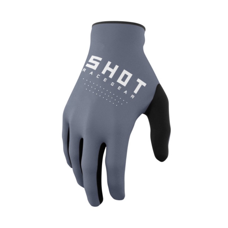 Motocross-Handschuhe Shot Raw schwarz-weiß-grau Ausverkauf