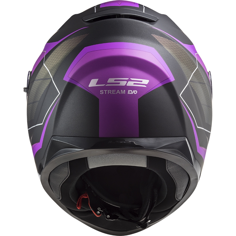 LS2 FF320 Stream EVO Mercury titan-violetter Integral-Motorradhelm