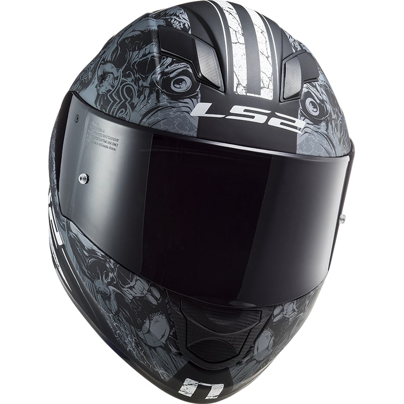 LS2 FF320 Stream EVO Throne schwarz-titan Integral Motorradhelm