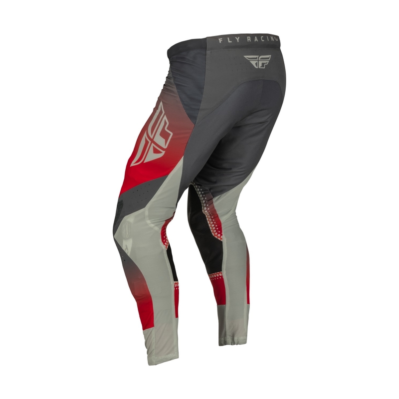 Motocross-Hose FLY Racing Lite 2023 rot-grau Ausverkauf