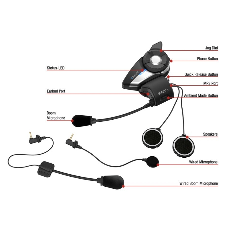 Bluetooth-Headset mit Freisprecheinrichtung 20S EVO SENA
