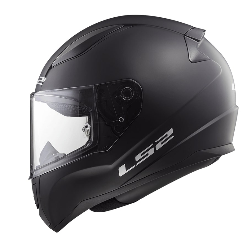 Kinder-Integral-Motorradhelm LS2 FF353 Rapid Mini Single Mono mattschwarz