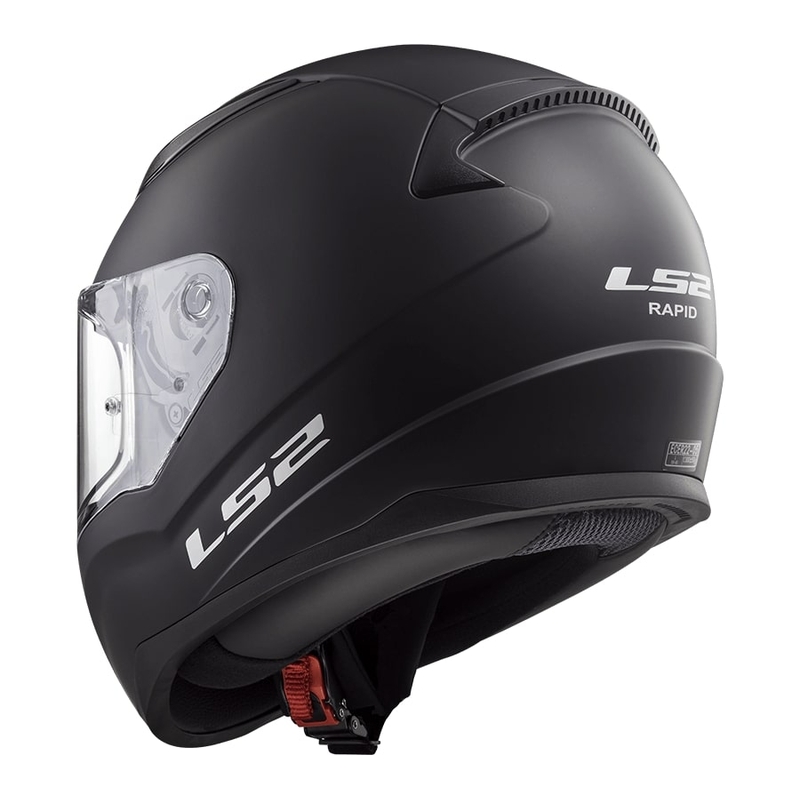 Kinder-Integral-Motorradhelm LS2 FF353 Rapid Mini Single Mono mattschwarz