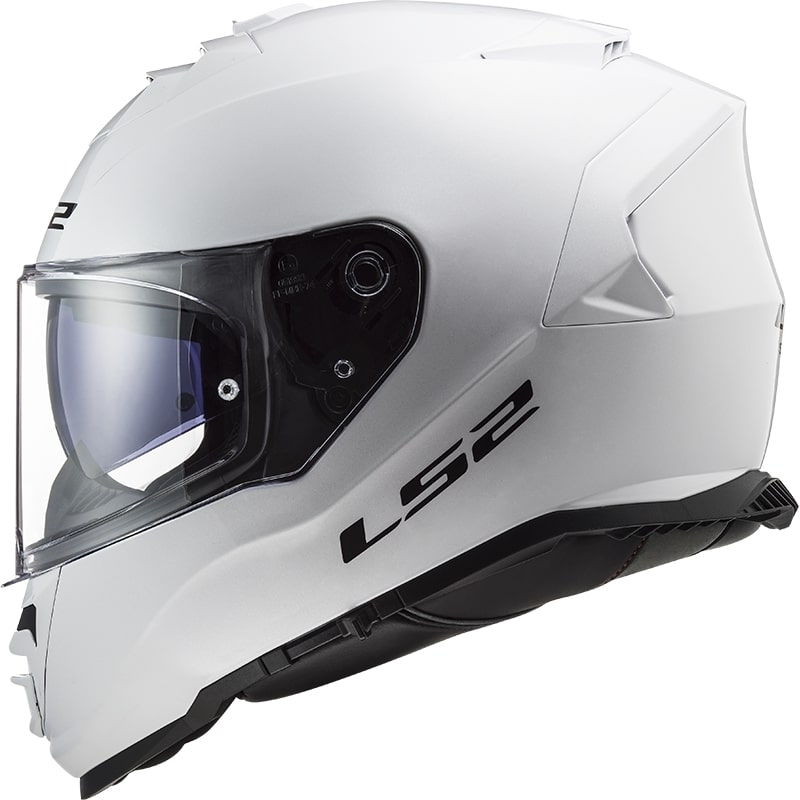 LS2 FF800 Storm Solid White Integral Motorradhelm