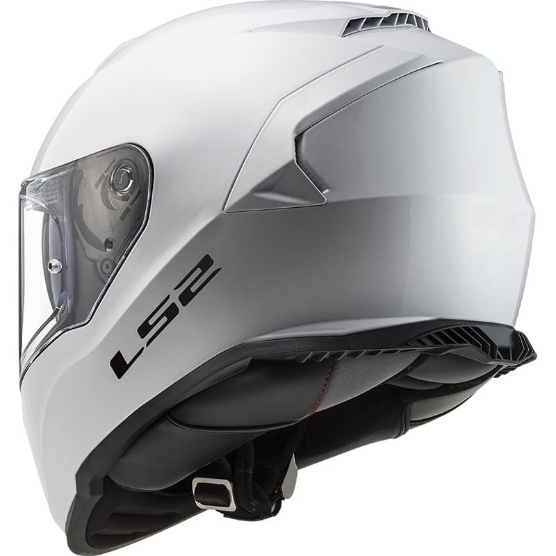 LS2 FF800 Storm Solid White Integral Motorradhelm