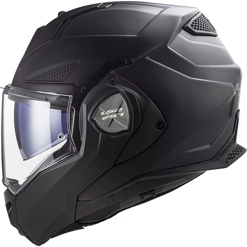 LS2 FF901 Valiant X Solid Black Matte Folding Motorradhelm