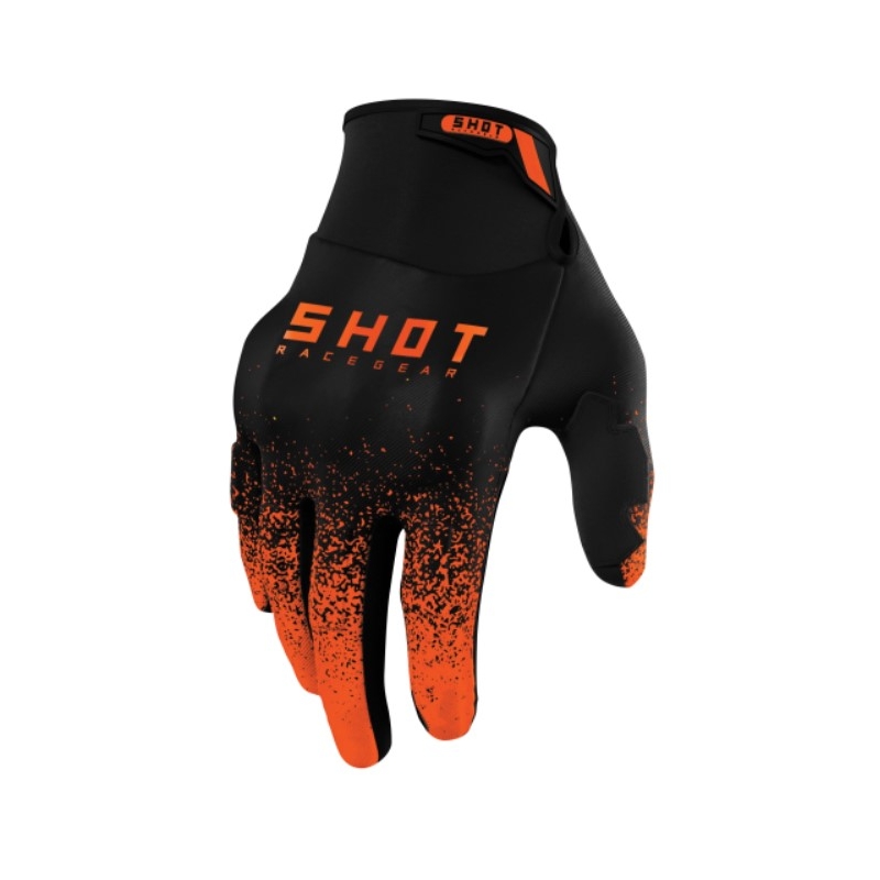 Motocross-Handschuhe Shot Drift Edge 2.0 schwarz-orange