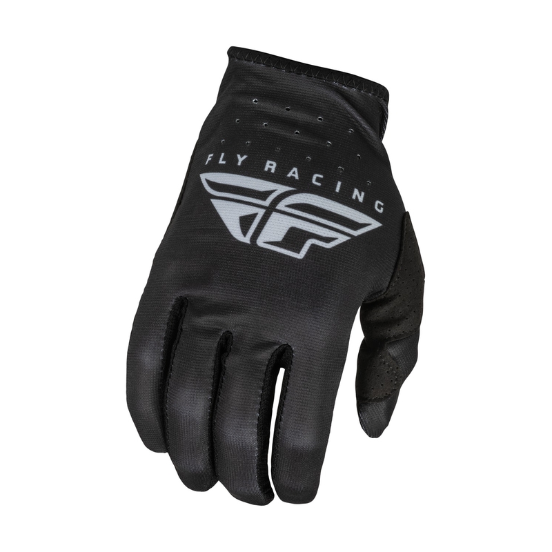 Motocross-Handschuhe FLY Racing Lite 2023 schwarz-grau Ausverkauf