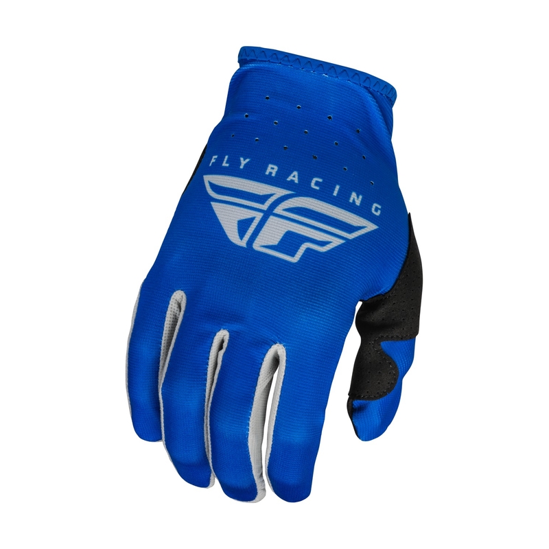 Motocross-Handschuhe FLY Racing Lite 2023 blau-grau