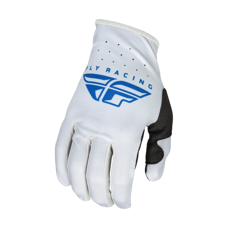Motocross-Handschuhe FLY Racing Lite 2023 grau-blau
