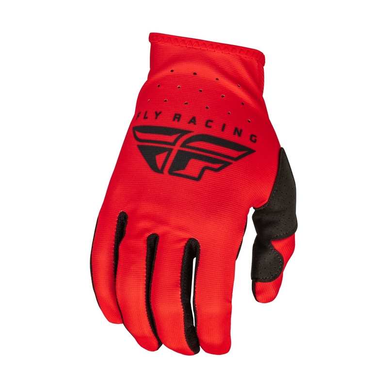 Motocross-Handschuhe FLY Racing Lite 2023 rot-schwarz