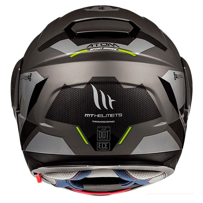MT Atom SV TRANSCEND E2 Motorradhelm grau - Klasse II