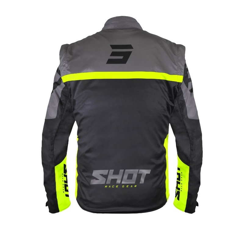 Softshelljacke Shot Lite schwarz-fluo gelb