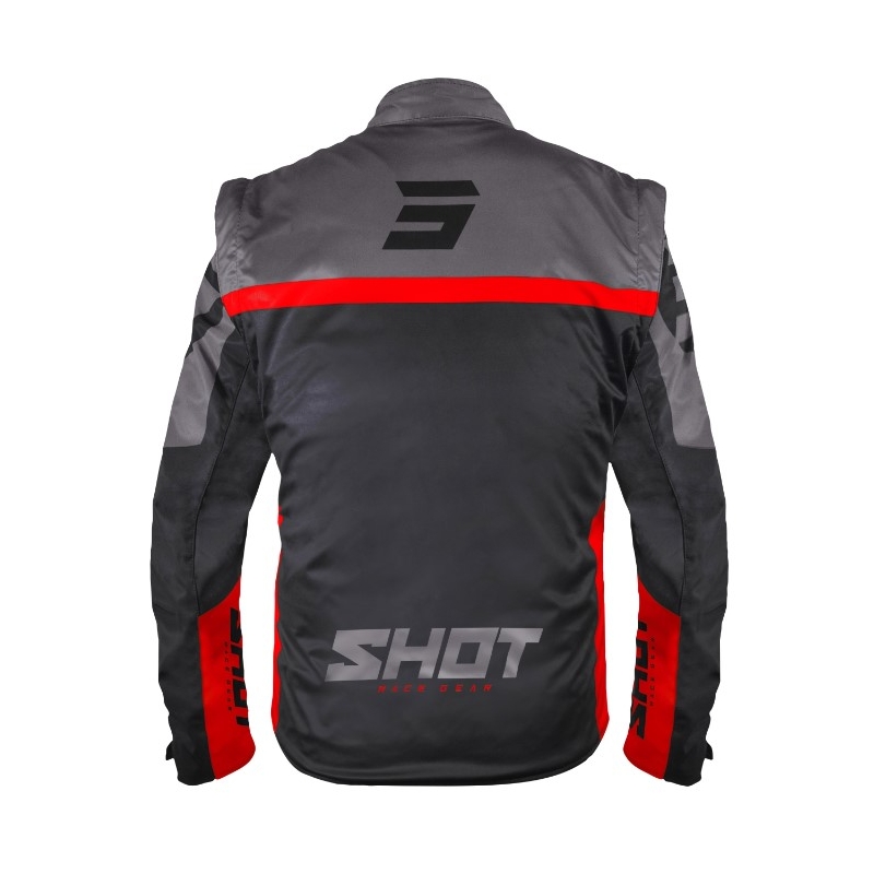 Softshelljacke Shot Lite schwarz-rot