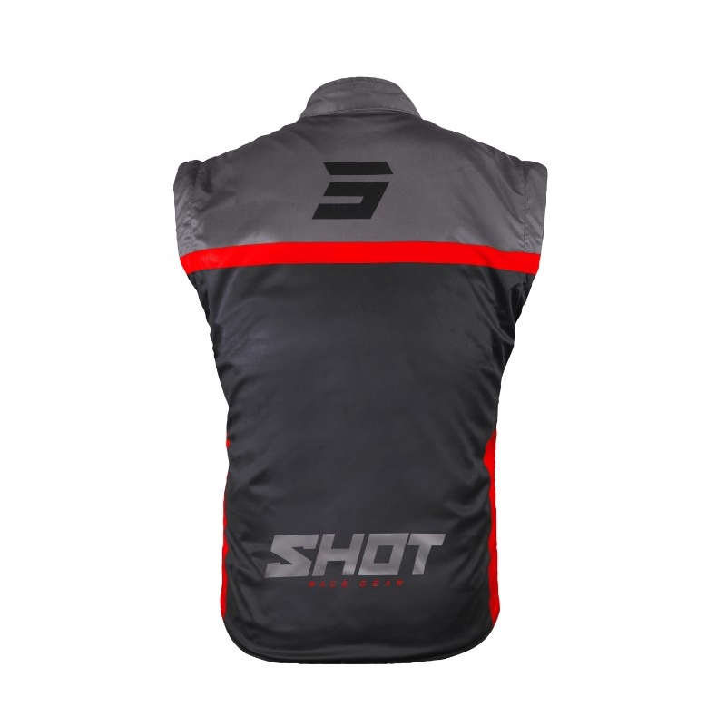 Softshell-Weste Shot Bodywarmer Lite 2.0 schwarz-rot