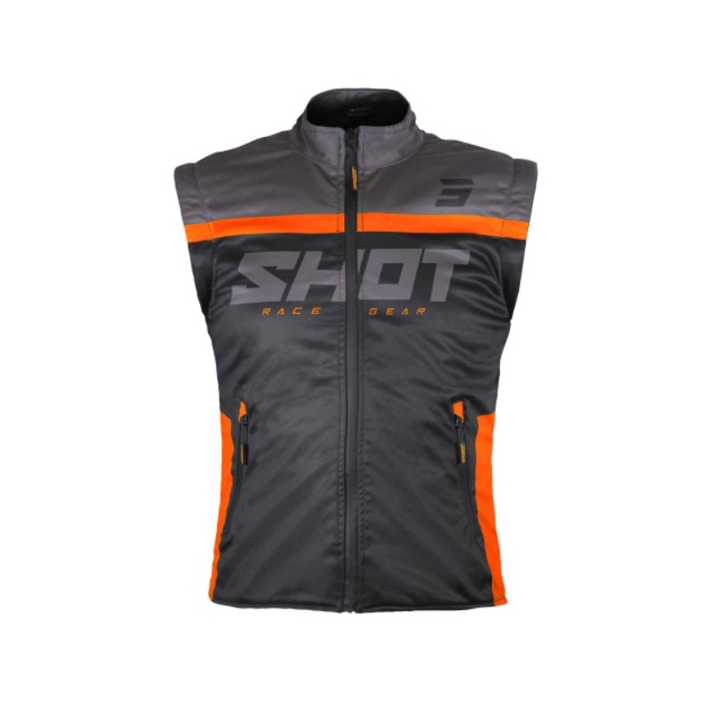 Softshell-Weste Shot Bodywarmer Lite 2.0 schwarz-orange