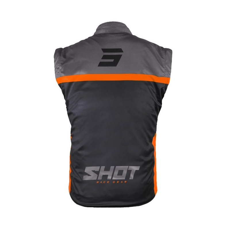 Softshell-Weste Shot Bodywarmer Lite 2.0 schwarz-orange