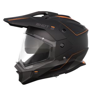 Enduro-Helm Shot Trek Rally schwarz-orange