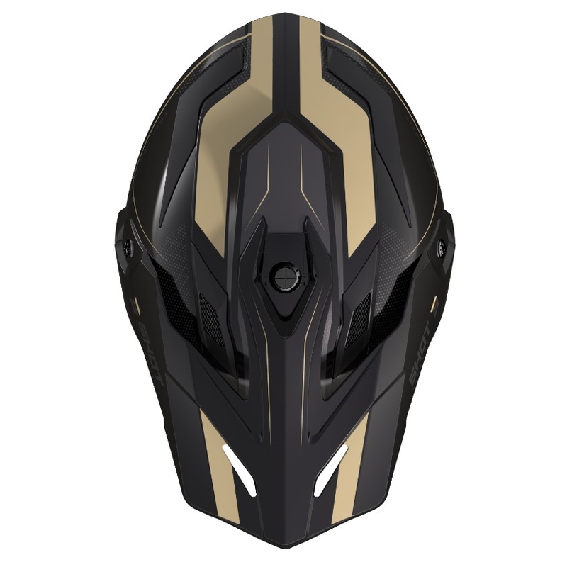 Enduro-Helm Shot Trek Rally schwarz und beige