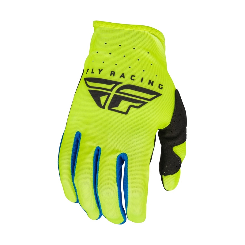 Kinder Motocross-Handschuhe FLY Racing Lite 2023 fluo gelb-schwarz