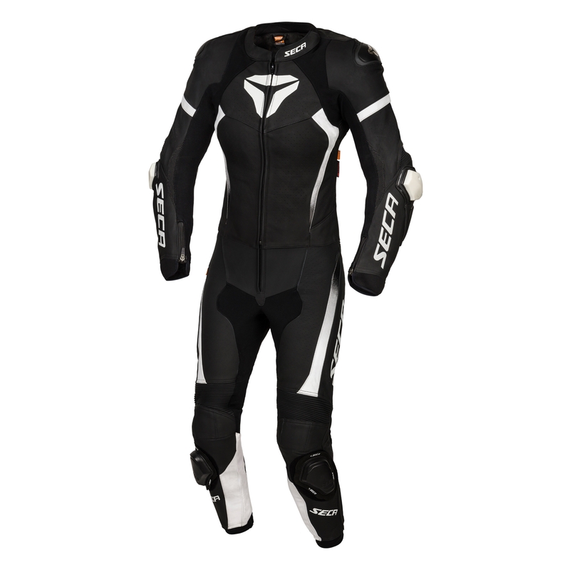 Damen Motorradkombi SECA SRS II schwarz-weiß Sale Ausverkauf