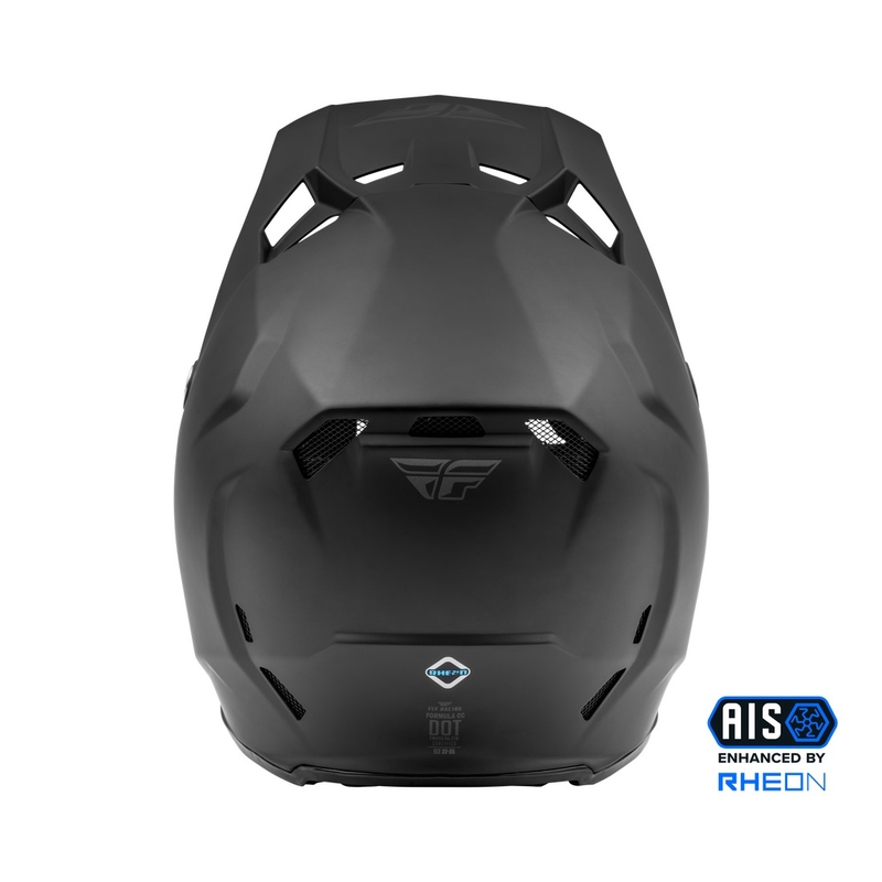 Motocross Helm FLY Racing Formula Solid schwarz matt