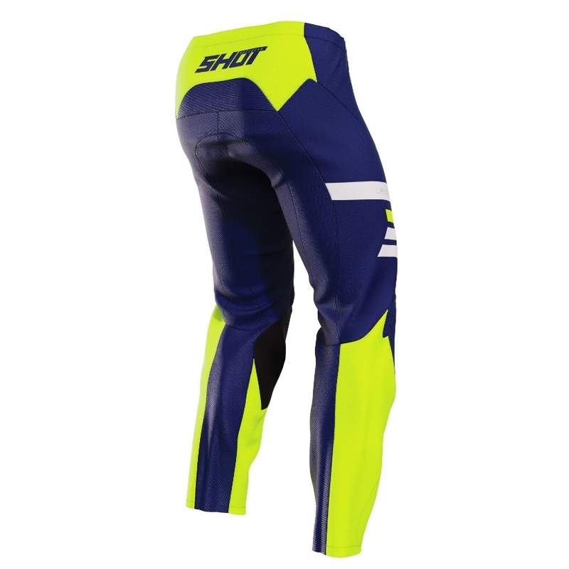 Kinder-Motocross-Hose Shot Raw Kid Reflex blau-fluo gelb