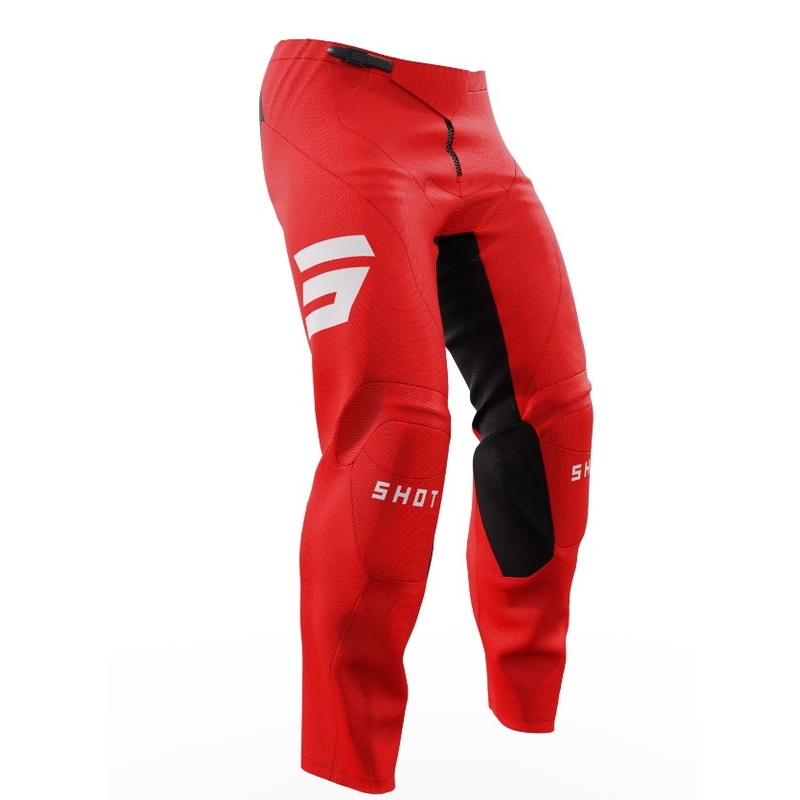 Kinder Motocross Hose Shot Raw Kid Escape schwarz und rot Ausverkauf