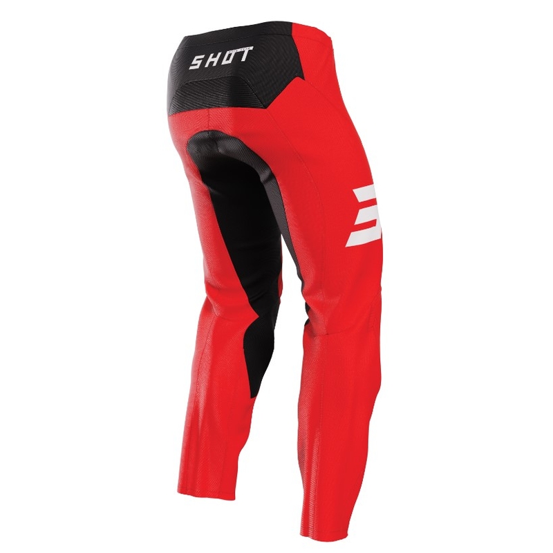 Kinder Motocross Hose Shot Raw Kid Escape schwarz und rot Ausverkauf
