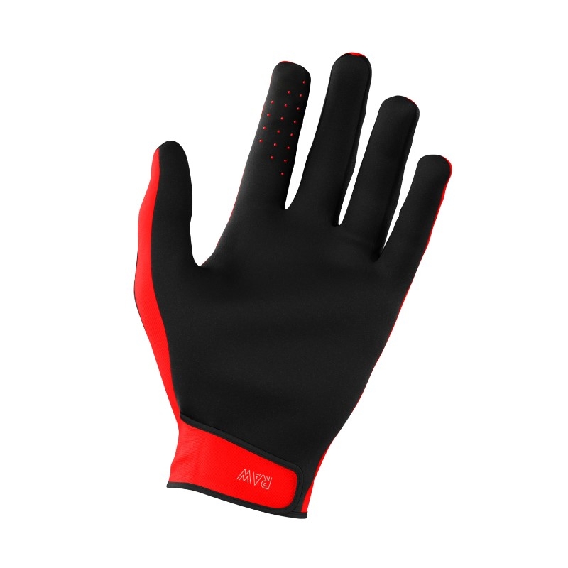 Shot Raw Kid Motocross-Handschuhe Rot Sale Ausverkauf