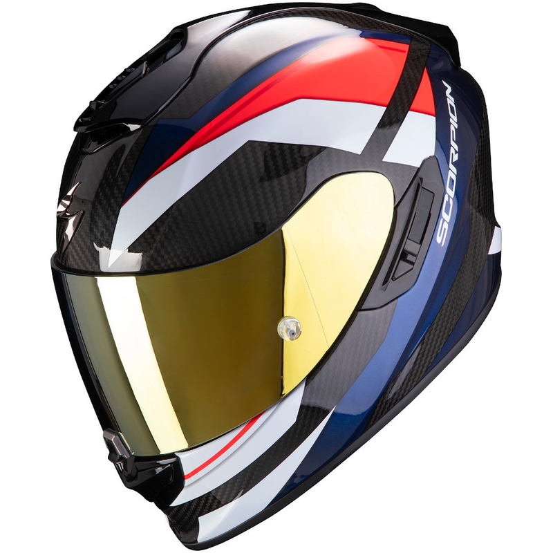 Integralhelm Scorpion EXO-1400 Carbon Air Legione schwarz-rot-blau - II. Qualität