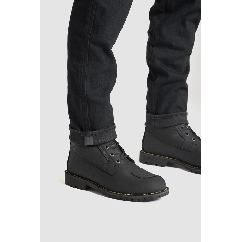 Motorradjeans PANDO MOTO Steel Schwarz 02 schwarz Ausverkauf