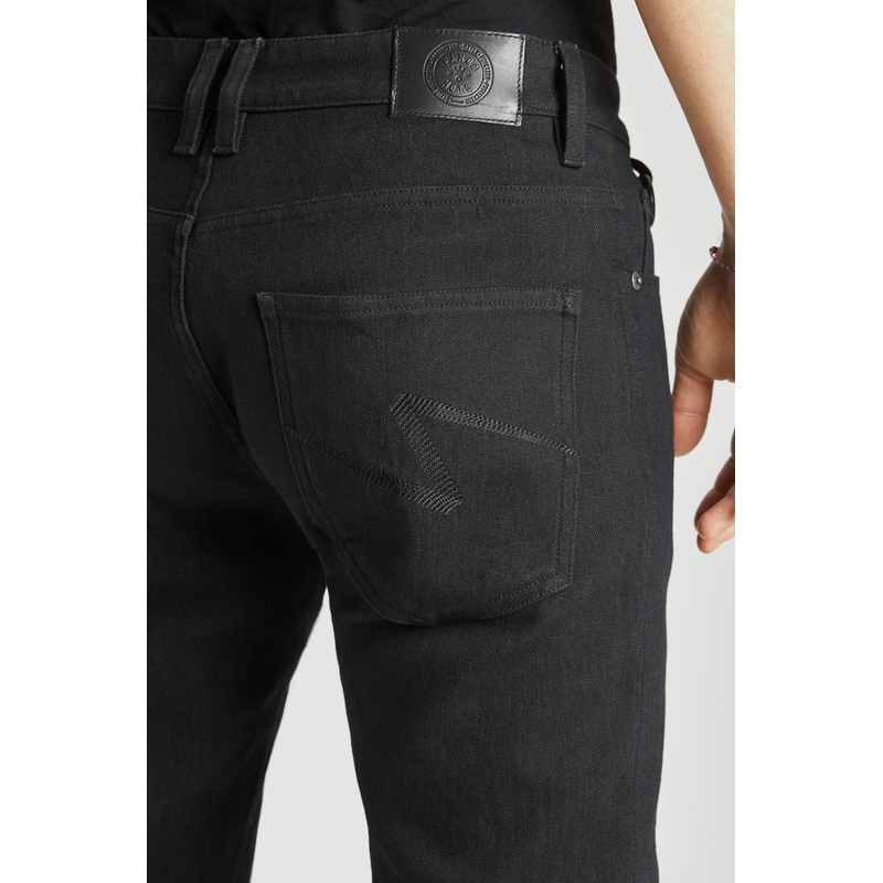 Motorradjeans PANDO MOTO Steel Schwarz 02 schwarz Ausverkauf
